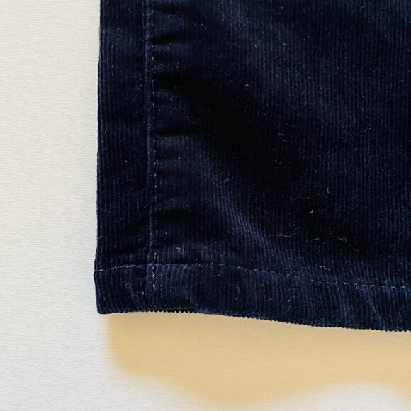 Talbots Pant Trouser Straight Leg Corduroy Navy Blue Winter Classic Knit Sweater - Picture 6 of 10
